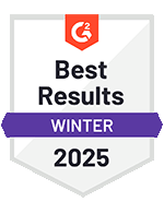 Best Results Winter 2025 G2 logo.