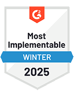 Most Implementable Winter 2025 G2 logo.